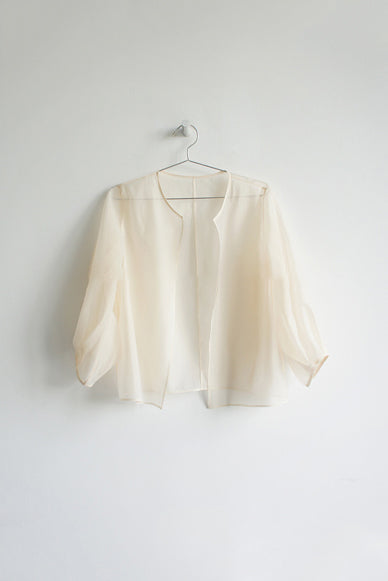 Sun Protection Sheer Organza Blouse