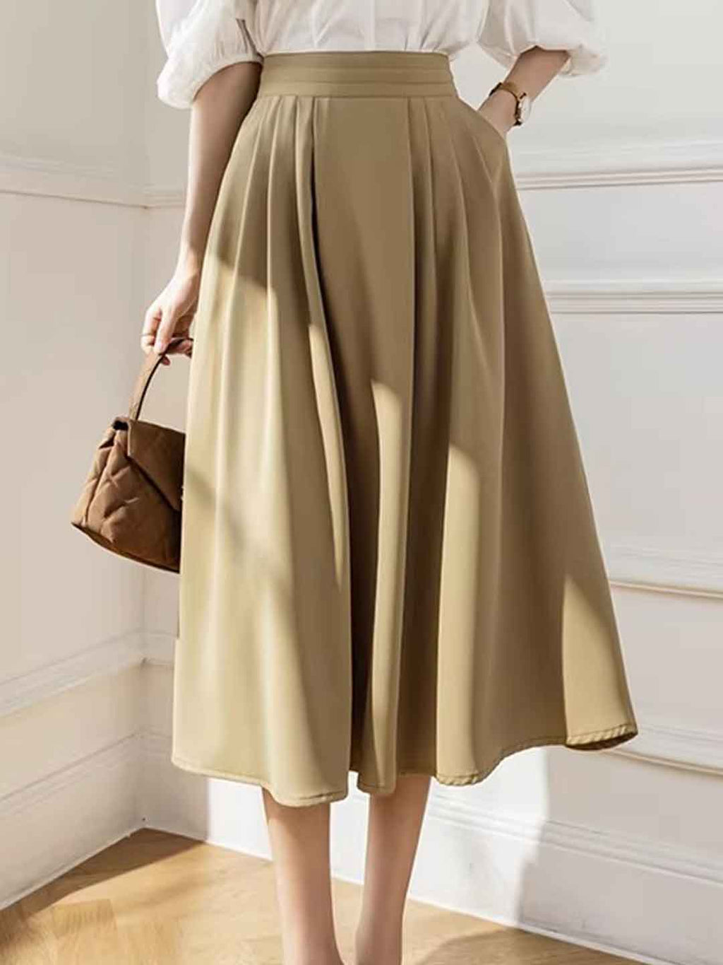 Amelia Daily A-Line High-Waisted Skirt