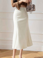Sophia Elegant High-Waisted Fishtail Skirt