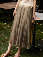 Hailey Summer Wavy Hem Irregular Skirt