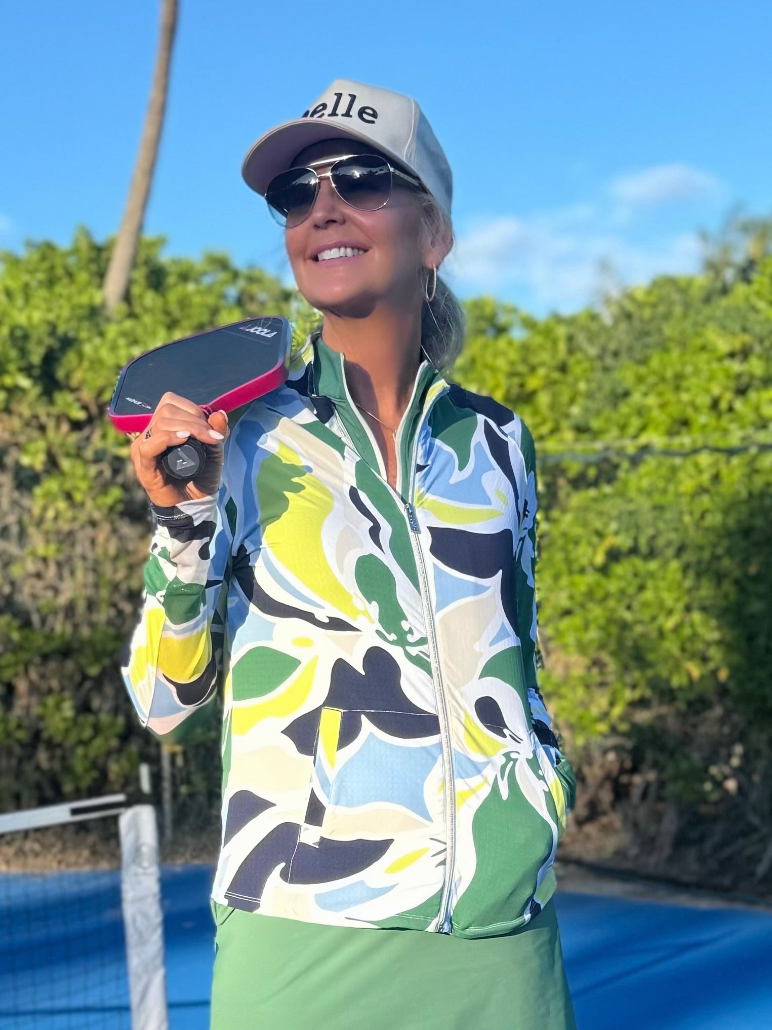 Athleisure Printed Zip-Up Jacket | JK239
