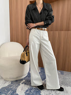 Sarah Classic High-Waisted Wide Leg Jeans