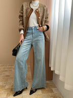 Sophie Loose High-Waisted Flared Wide-Leg Jeans