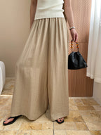 Charlotte Loose Linen Wide-Leg Pants